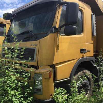 used Volvo dump truck cheap price on hot sale in shanghai